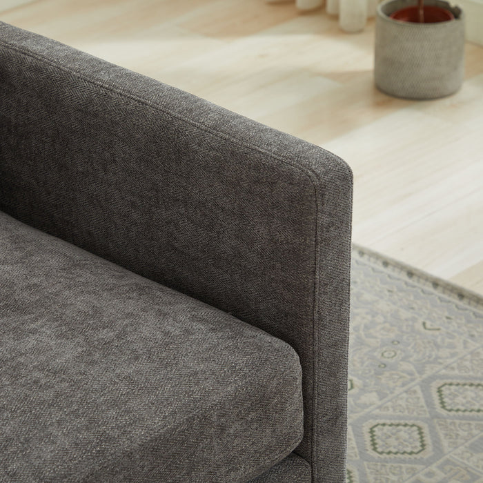 Square Upholstered Swivel Accent Chair