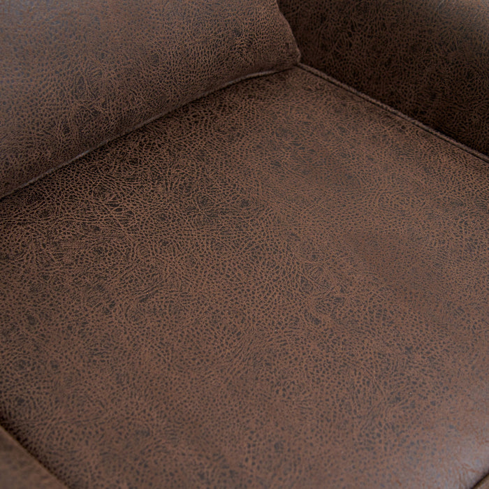 Leisure Chair With Curved Backrest