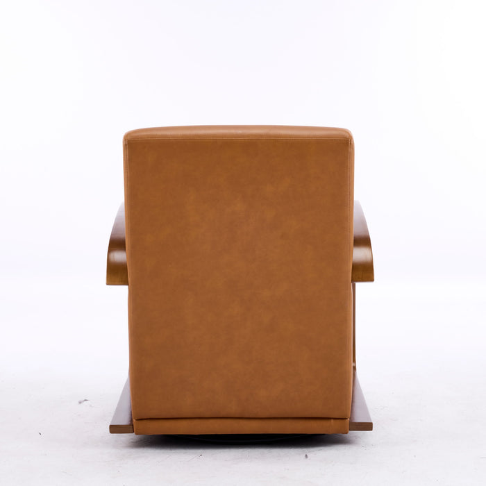Swivel Accent Rotatable Ergonomic Single Chair For Living Room