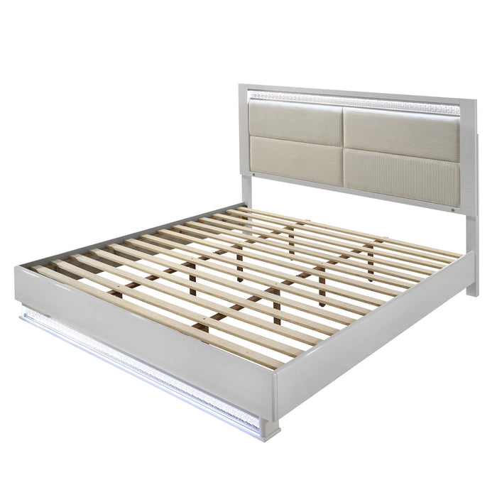Glam - Bed With LED Headboard