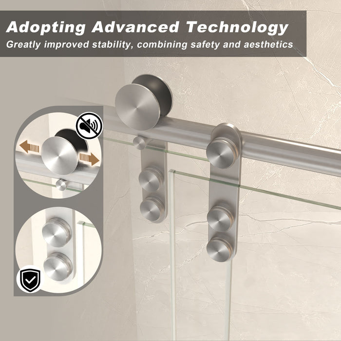 Frameless Sliding Bathtub Door With Frame
