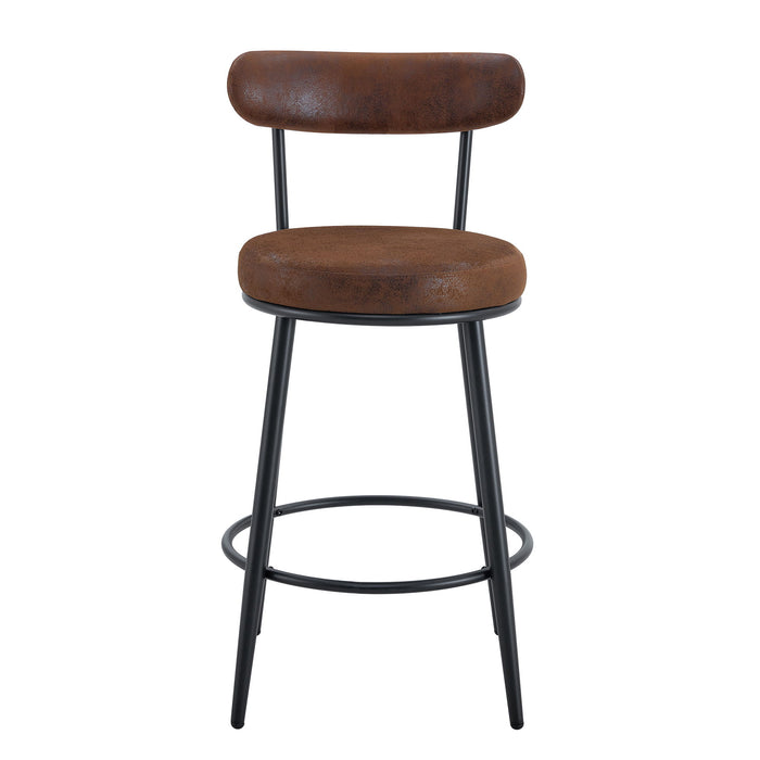 Fashionable Ergonomic High Legged Bar Chairs (Set of 2)