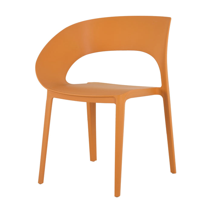 4 Piece Set Of Modern Designed Single Chairs With Folding Square Table
