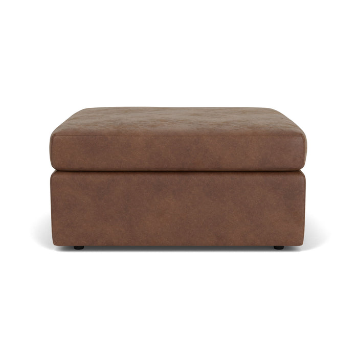 Sky - Fabric Stationary Square Cocktail Ottoman