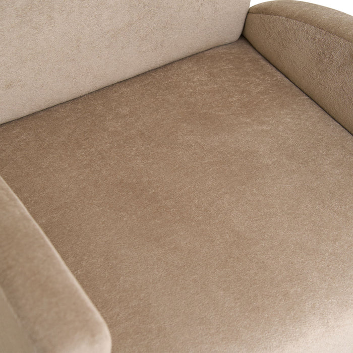 Lounge Accent Chair For Living Room - Beige Coffee