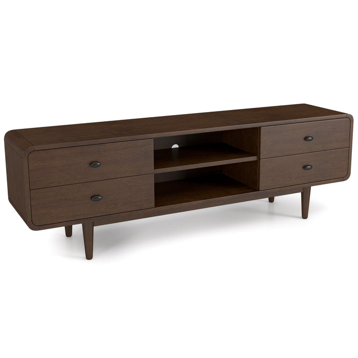 Alexa - TV Stand - Dark Brown / Wood
