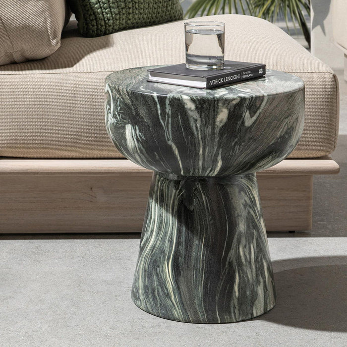 Merz - Outdoor Stool / Table - Green