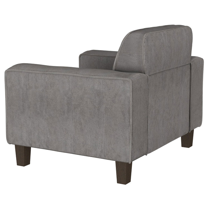 Dana - Track Arm Tufted Accent Chair