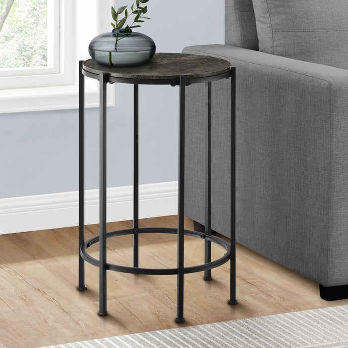 Contemporary Round Accent Table For Living Room