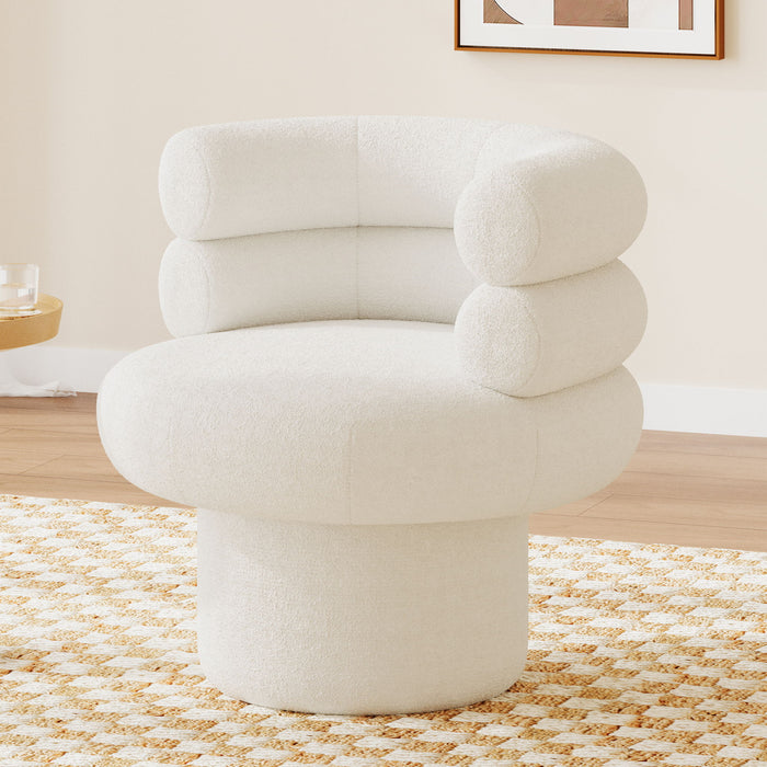 Round Swivel Accent Chair For Living Room