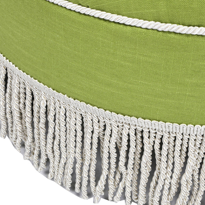 Yolanda - Round Upholstered Accent Ottoman