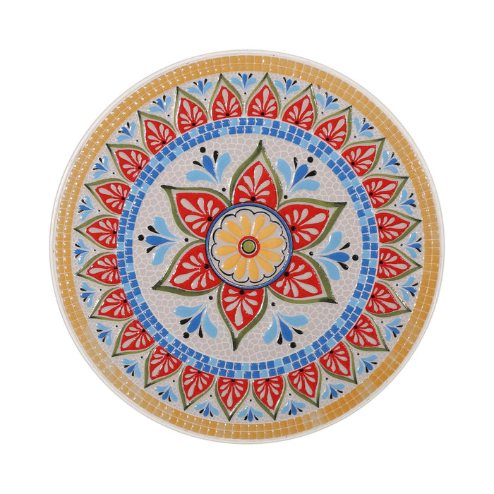 Cranbrook - Side Table With Tile Mosaic Top