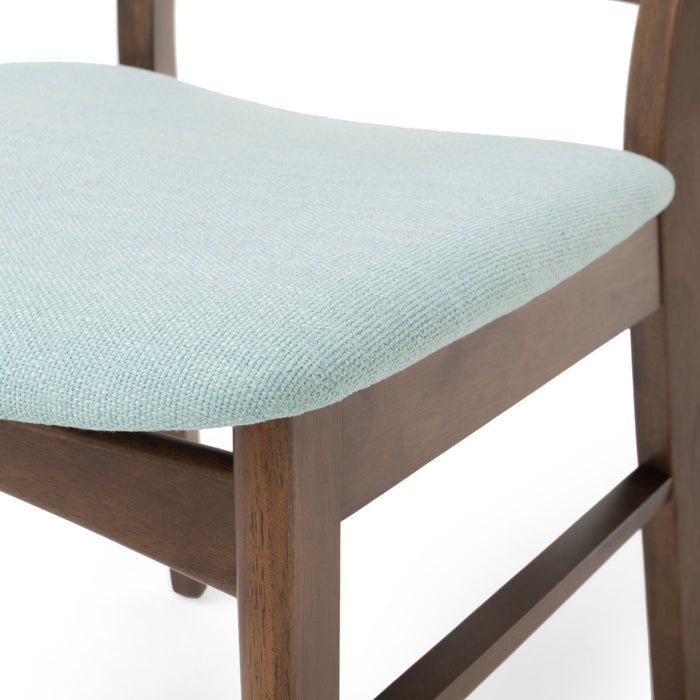 Modern Dining Chairs With Cushioned Seat (Set of 2)