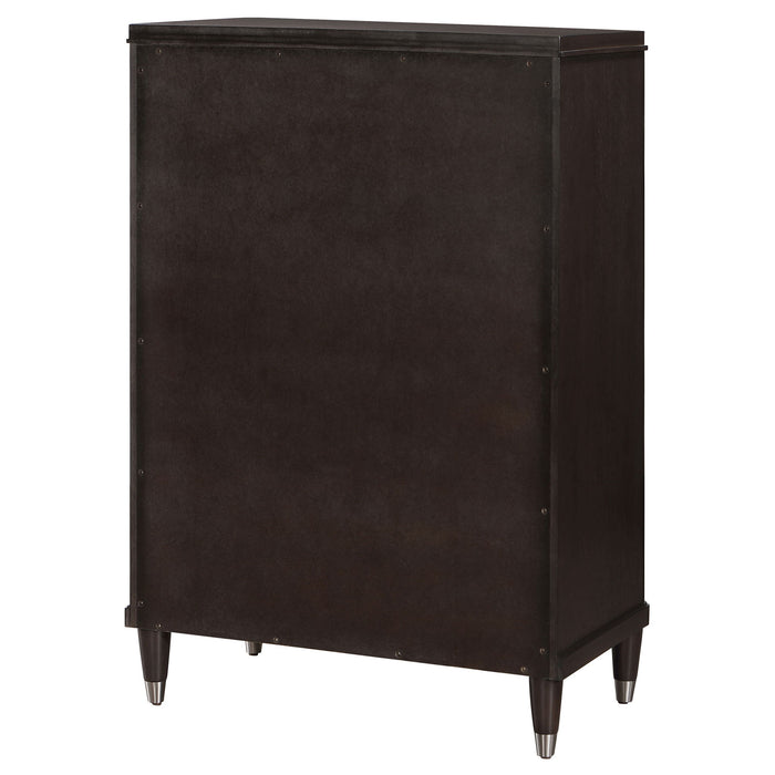 Niguel - 5 Drawer Chest Storage Furniture - Brown