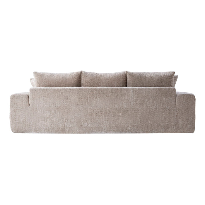 Extra Large Curved Front Compressed Sectional Sofa
