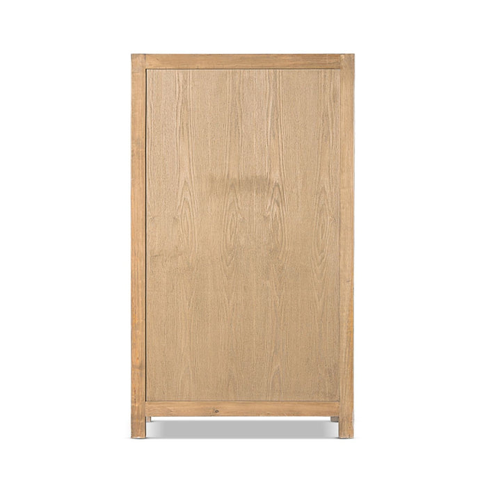 Arden - 2 Door Bookcase Storage Cabinet - Natural