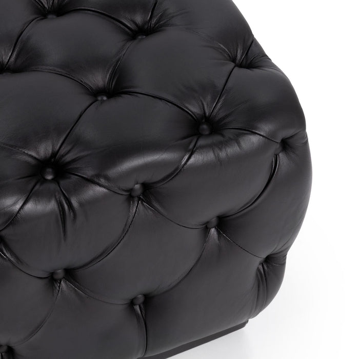 Briar - Square Ottoman - Midnight Raven