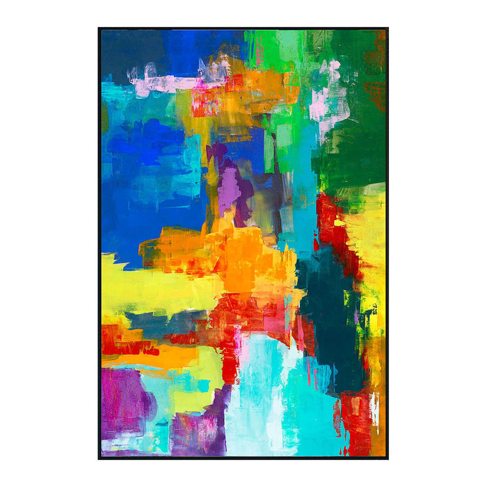 Seascape - 48" x 72" Painting By Buddy Whitlock - Black