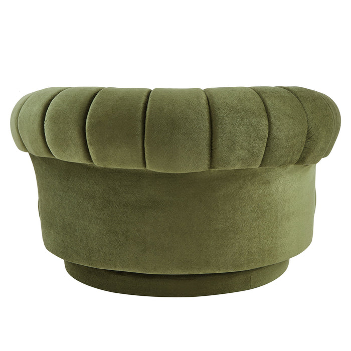 Round Swivel Accent Chair With Rotation