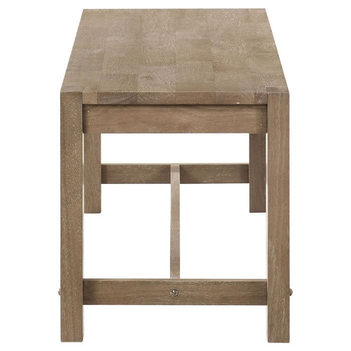 Malvika - Trestle Base Dining Bench - Brown