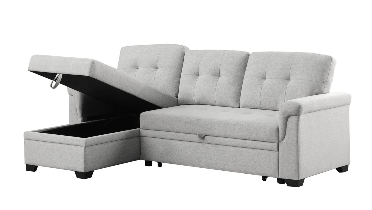 Lucca - Reversible Sleeper Sectional Sofa With Storage Chaise