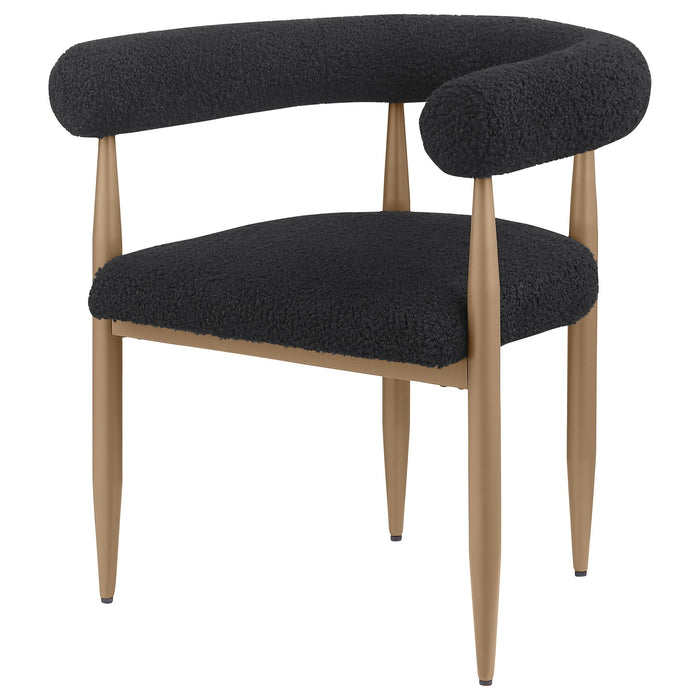 Crofton - Upholstered Dining Arm Chair (Set of 2) - Black