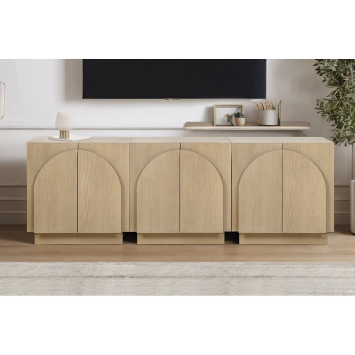 Modern Sideboard Buffet With Arched Cabinet Doors
