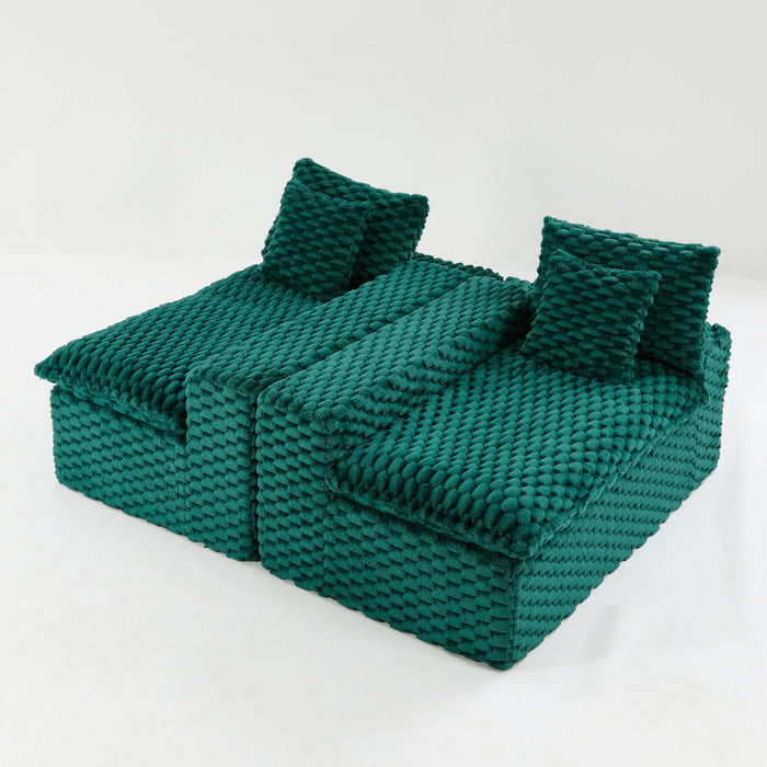 Multifunctional Sofa, Side-By-Side Or Facing Each Other