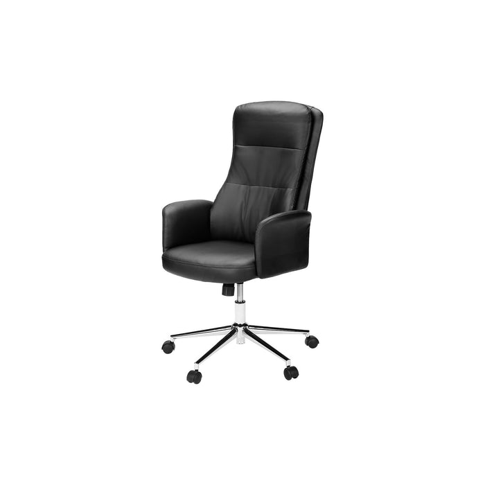 Office Chair With Adjustable Height, Ergonomic Design - Black