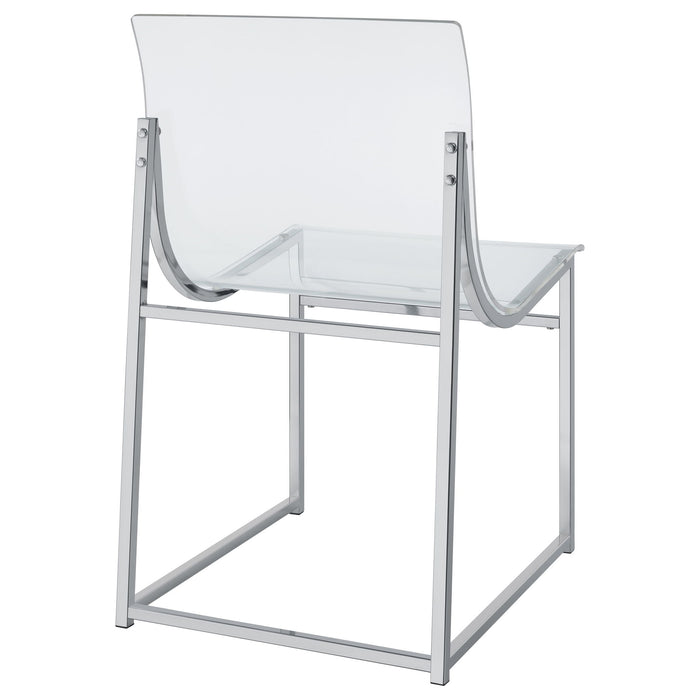Hartsell - Dining Side Chair (Set of 2) - Chrome