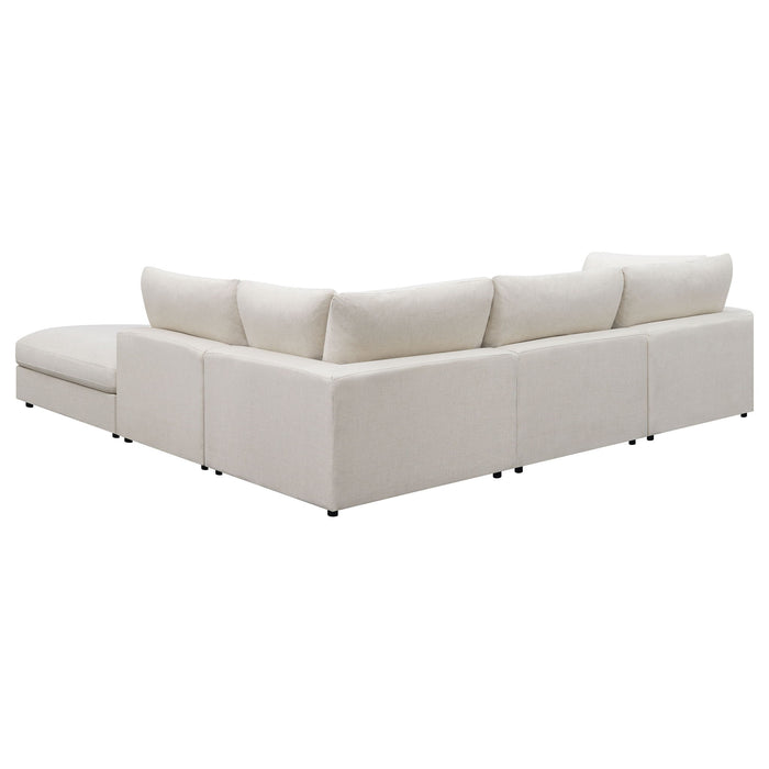 Dulcy - 5 Piece Modular Sectional Sofa - Beige