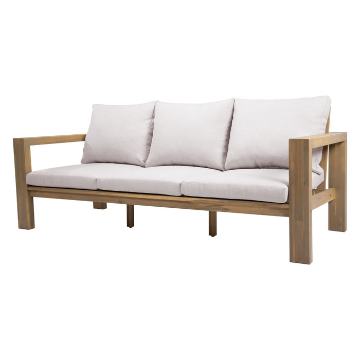 3 Seater Patio Set, Outdoor Sofa & Coffee Table Set