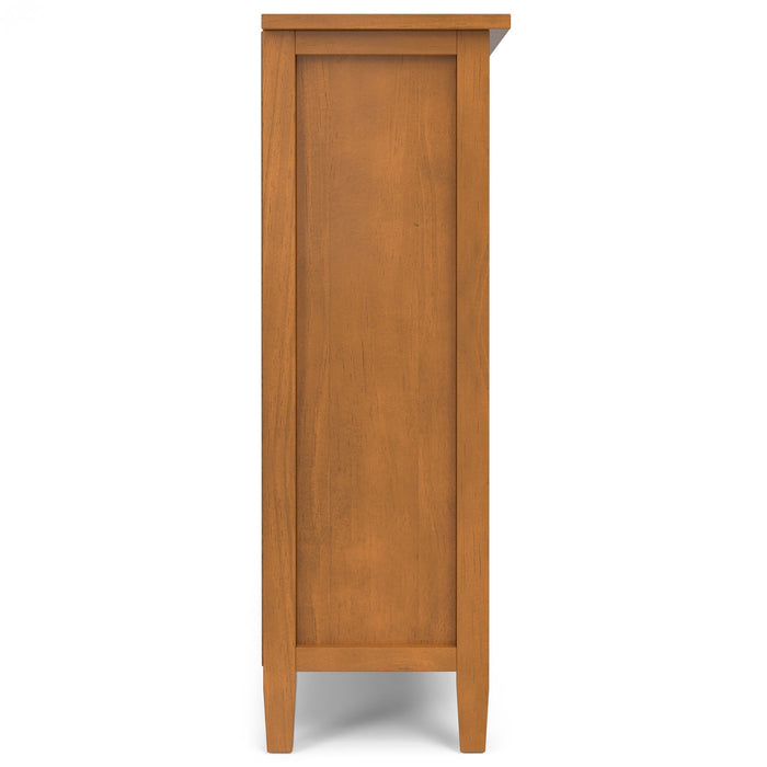 Warm Shaker - Entryway Storage Cabinet - Brown