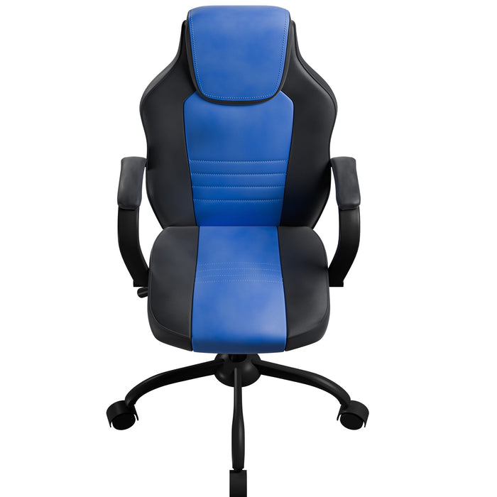 Gaming And Office Chair With Padded Arms, Adjustable Height