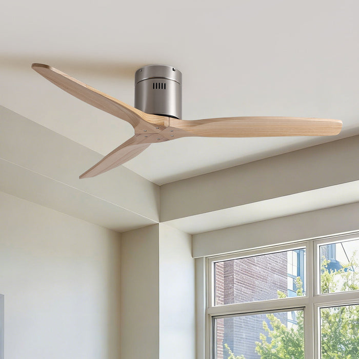 Low Profile Flush Mount Ceiling Fan Without Light