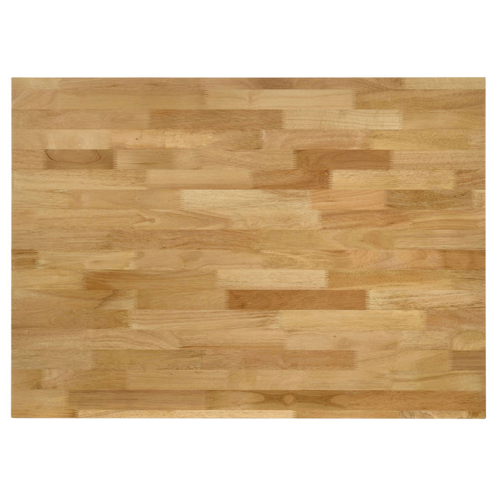 Cowichan - Kitchen Island Counter Table With Pot Rack - White