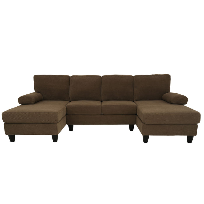 U-Shaped Sofa With Dual Chaise