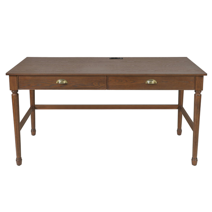 Modern Writing Desk With Drawers For Home Office