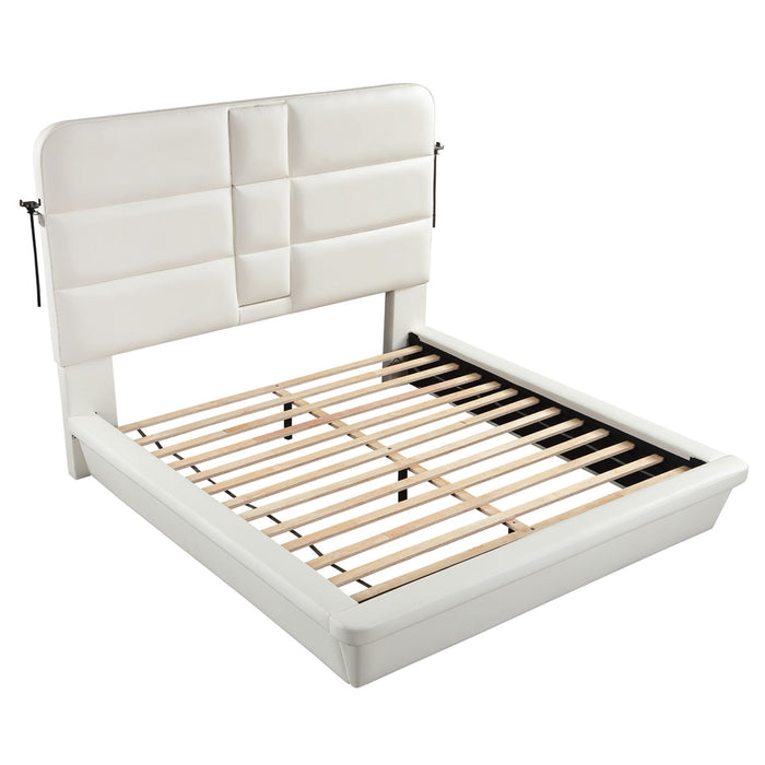 Futura - Upholstered Bed With Tall Headboard