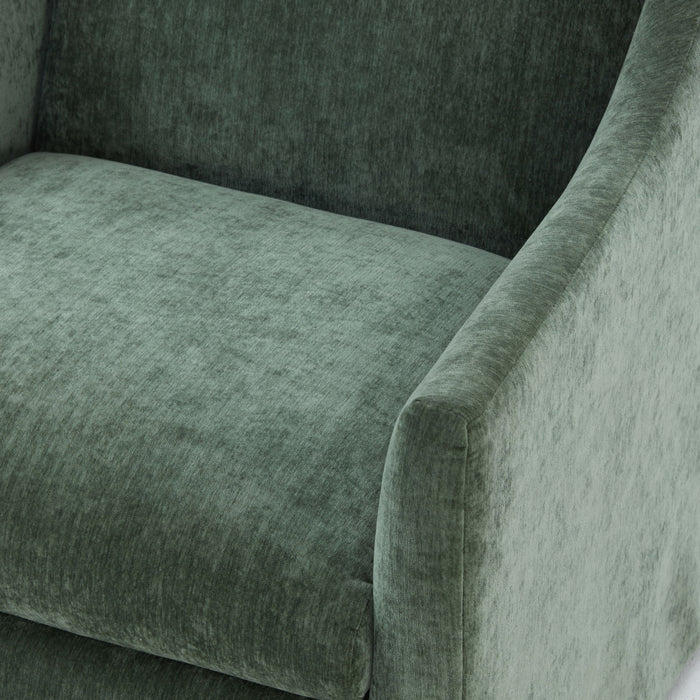 Luisa - Skirted Swivel Accent Chair