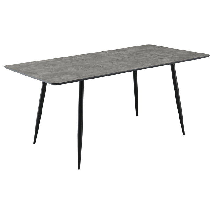 Grant - Extension Dining Table With Butterfly Leaf - Gray