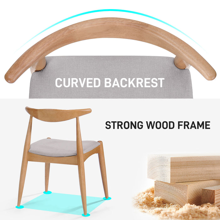 5 Piece Dining Set With Upholstered Chairs