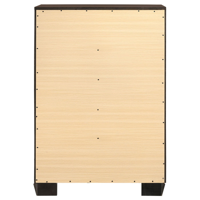 Hadfield - 5 Drawer Chest In Rich - Dark Brown