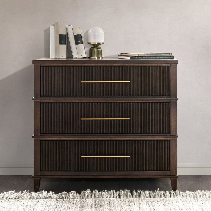 Westlake - 3-Drawer Chest - Kona Brown