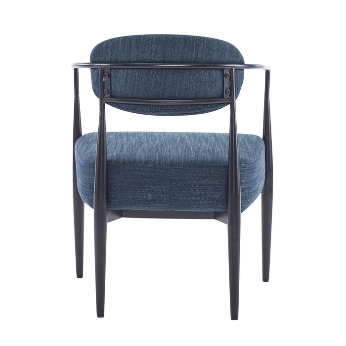 Modern Upholstered Accent Armchair With Pocket Spring Seat