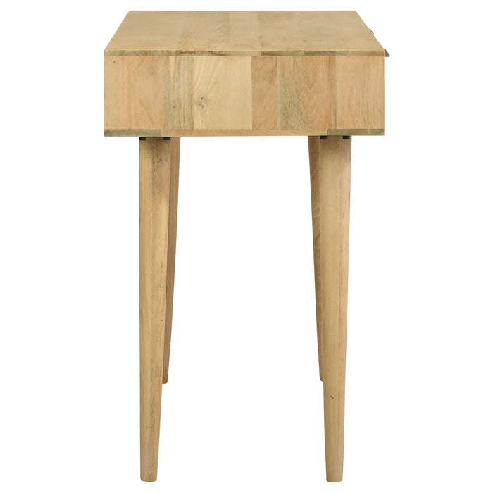 Zamora - 2 Drawer Entryway Console Accent Table - Natural