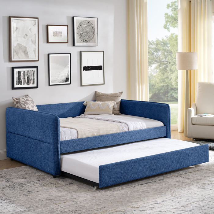 Upholstered Daybed With Pop Up Trundle