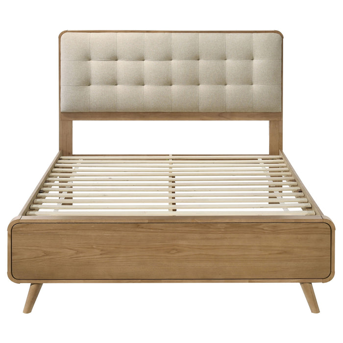 Winston - Platform Bed With Upholstered Headboard