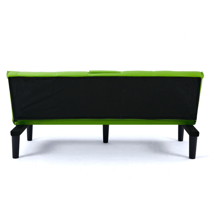 Sofa Bed With Foldable Design And Cup Holder