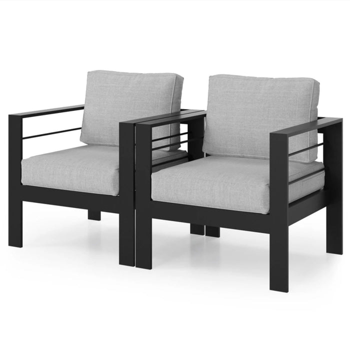Outdoor Patio Set, All-Weather With Thick Cushions
